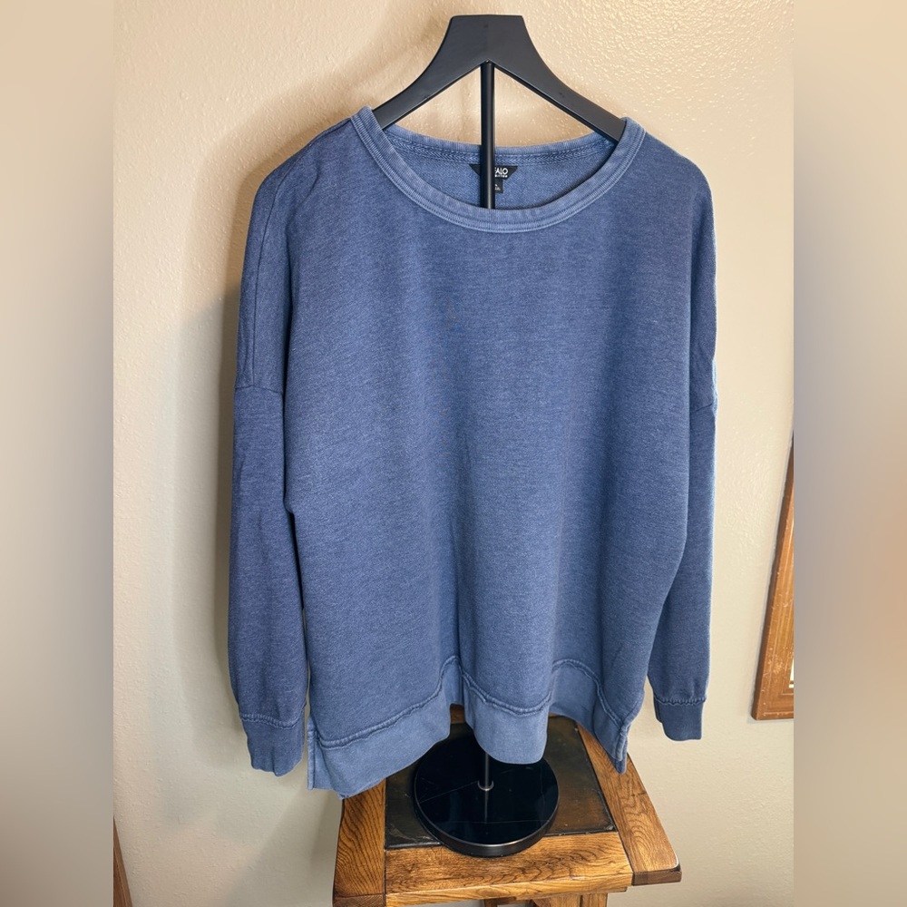 Women’s Buffalo David Bitton Blue and Gray Sweatshirts - Picture 2 of 13